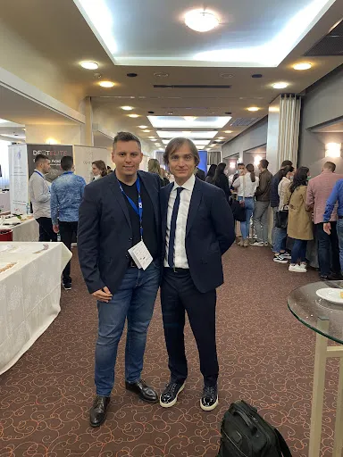 Dr. Tim at dental networking event